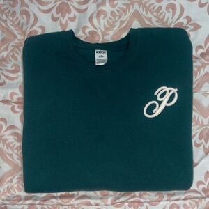 PINK Victoria's Secret Green Crewneck Sweater